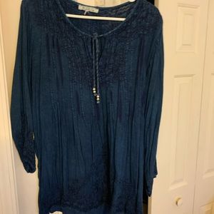 Blue tunic